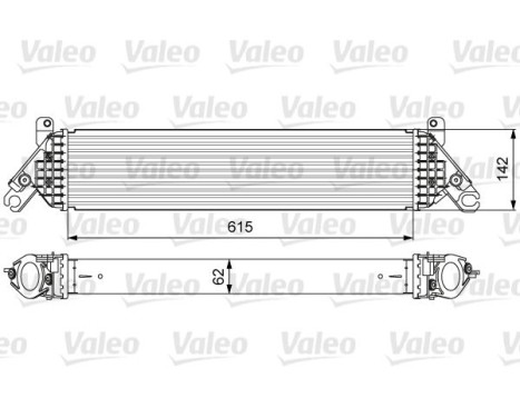 Intercooler, échangeur 818630 Valeo