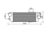 Intercooler, échangeur 82004227 International Radiators