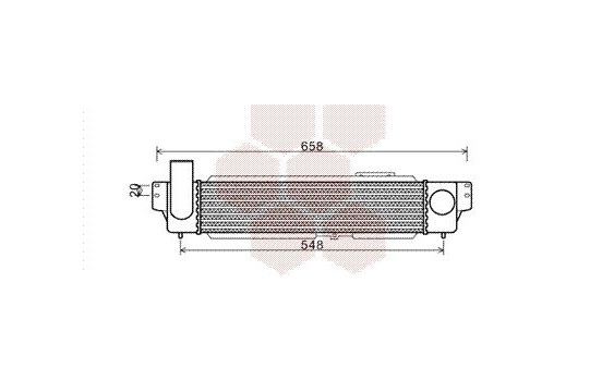 Intercooler, échangeur 83004140 International Radiators, Image 2