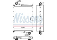 Intercooler, échangeur 961261 Nissens