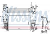 Intercooler, échangeur 96197 Nissens