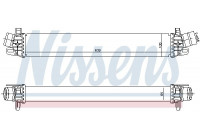 Intercooler, échangeur 96507 Nissens