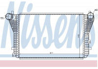 Intercooler, échangeur 96568 Nissens