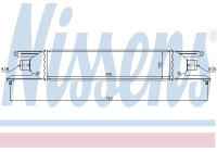 Intercooler, échangeur 96631 Nissens