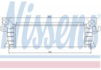 Intercooler, échangeur 96648 Nissens