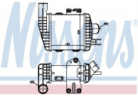 Intercooler, échangeur 96661 Nissens