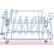 Intercooler, échangeur 96693 Nissens