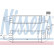 Intercooler, échangeur 96694 Nissens