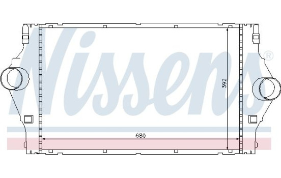 Intercooler, échangeur 96778 Nissens, Image 2