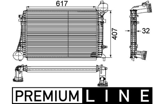 Intercooler, échangeur BEHR *** PREMIUM LINE ***, Image 4