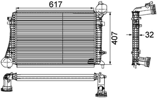 Intercooler, échangeur BEHR *** PREMIUM LINE ***, Image 5