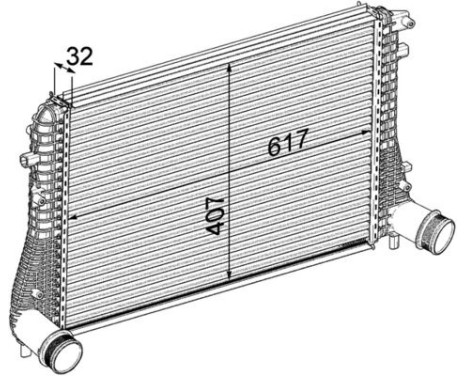 Intercooler, échangeur BEHR *** PREMIUM LINE ***, Image 2