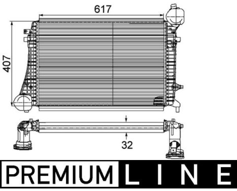 Intercooler, échangeur BEHR *** PREMIUM LINE ***