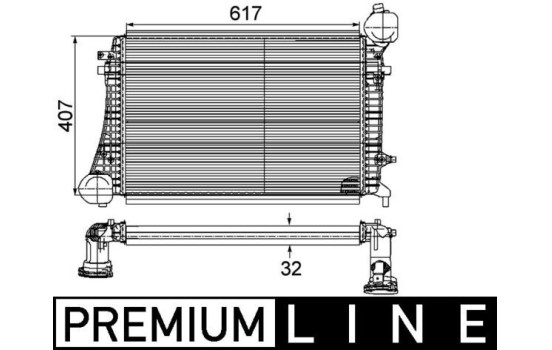 Intercooler, échangeur BEHR *** PREMIUM LINE ***