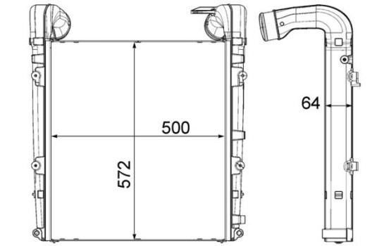 Intercooler, échangeur BEHR *** PREMIUM LINE ***