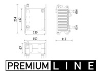 Intercooler, échangeur BEHR *** PREMIUM LINE ***