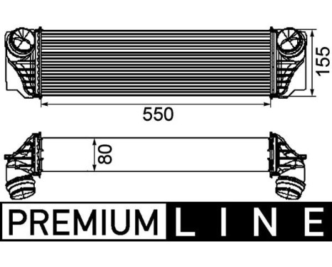 Intercooler, échangeur BEHR *** PREMIUM LINE ***