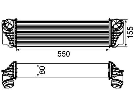 Intercooler, échangeur BEHR *** PREMIUM LINE ***, Image 2