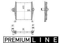 Intercooler, échangeur BEHR *** PREMIUM LINE ***