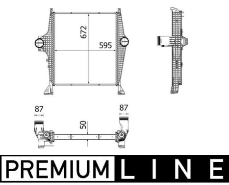 Intercooler, échangeur BEHR *** PREMIUM LINE ***