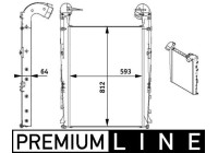 Intercooler, échangeur BEHR *** PREMIUM LINE ***