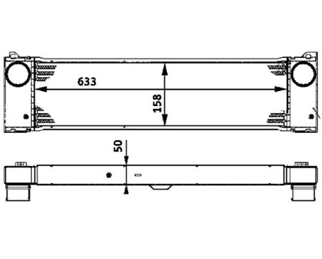 Intercooler, échangeur BEHR *** PREMIUM LINE ***, Image 2