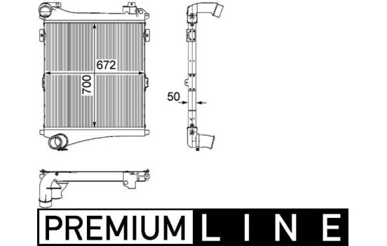 Intercooler, échangeur BEHR *** PREMIUM LINE ***, Image 2