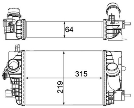 Intercooler, échangeur BEHR *** PREMIUM LINE ***, Image 2