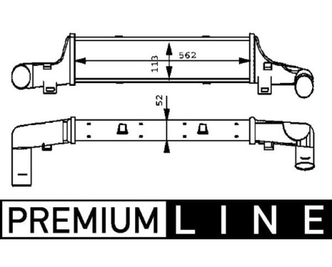 Intercooler, échangeur BEHR *** PREMIUM LINE ***