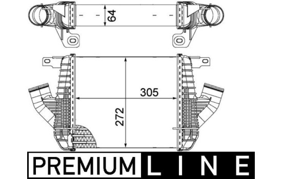 Intercooler, échangeur BEHR *** PREMIUM LINE ***