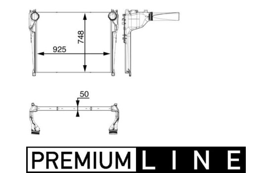 Intercooler, échangeur BEHR *** PREMIUM LINE ***, Image 2