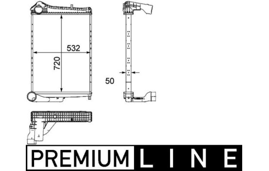 Intercooler, échangeur BEHR *** PREMIUM LINE ***