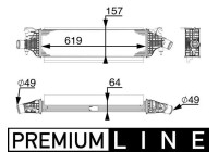 Intercooler, échangeur BEHR *** PREMIUM LINE ***