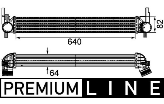 Intercooler, échangeur BEHR *** PREMIUM LINE ***