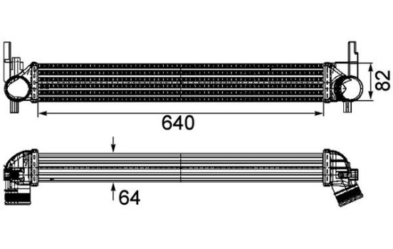 Intercooler, échangeur BEHR *** PREMIUM LINE ***, Image 2