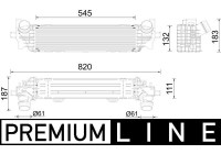 Intercooler, échangeur BEHR *** PREMIUM LINE ***
