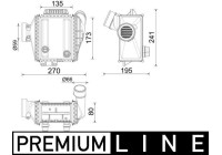 Intercooler, échangeur BEHR *** PREMIUM LINE ***