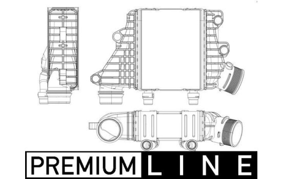 Intercooler, échangeur BEHR *** PREMIUM LINE ***