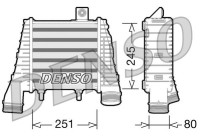 Intercooler, échangeur DIT02009 Denso