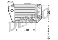 Intercooler, échangeur DIT02021 Denso