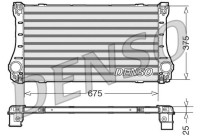 Intercooler, échangeur DIT50005 Denso