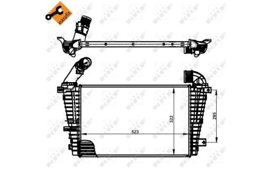 Intercooler, échangeur EASY FIT