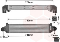 Intercooler, échangeur *** IR PLUS *** 18004481 International Radiators Plus