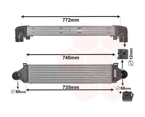 Intercooler, échangeur *** IR PLUS *** 18004481 International Radiators Plus