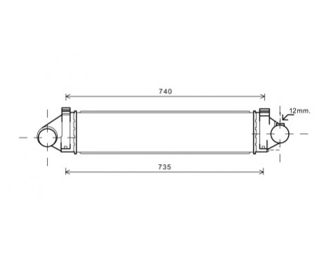 Intercooler, échangeur *** IR PLUS *** 18004481 International Radiators Plus, Image 2