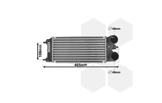 Intercooler, échangeur *** IR PLUS *** 18004701 International Radiators