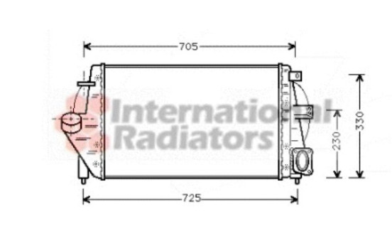 INTERCOOLER jusqu'à '98 2.2 TD 43004212 International Radiators, Image 2