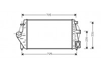 INTERCOOLER jusqu'à '98 2.2 TD 43004212 International Radiators