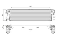 Intercooler, refroidisseur d'air de suralimentation 818311 Valeo
