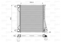 Intercooler, refroidisseur d'air de suralimentation 818346 Valeo